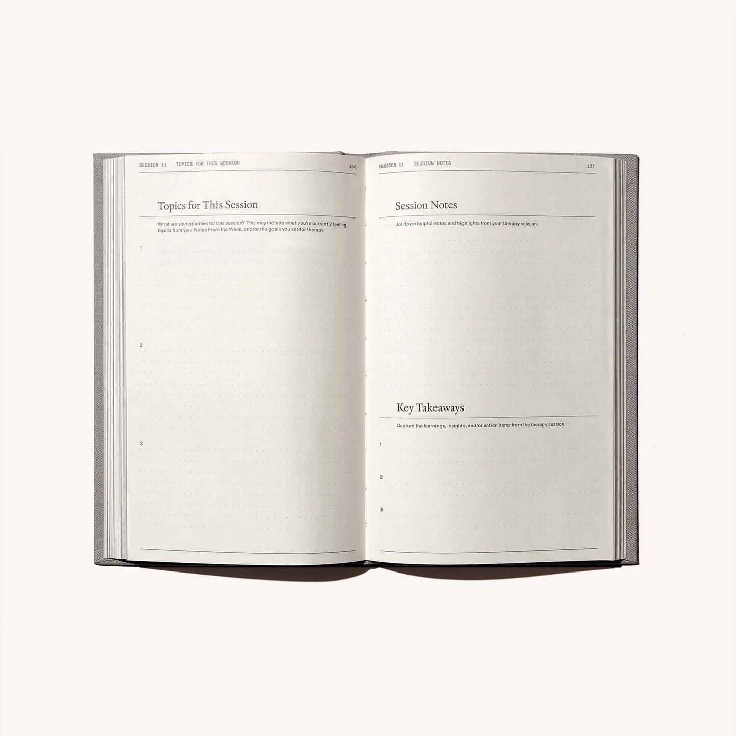 Therapy Journal for Self-Reflection & Mental Health Progress | Guided Therapy Notebook