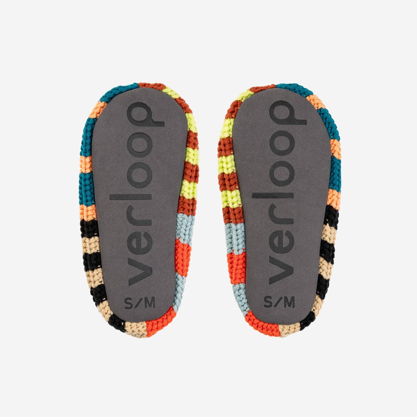 Patchwork Stripe Slippers