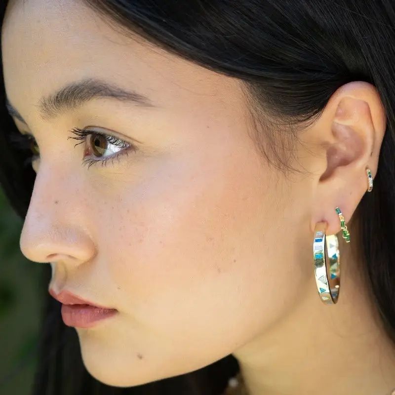 Floating Emerald Huggies