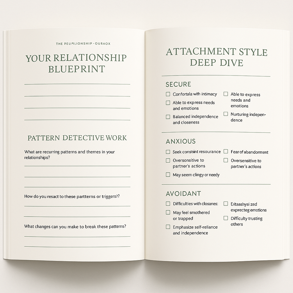 Relationship Workbook for Couples (Printable PDF): Communication Scripts, Attachment Styles, Boundaries & Conflict Repair