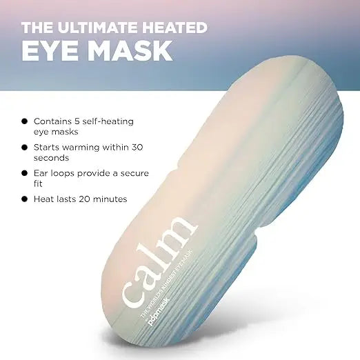 Calm Self-Warming Chamomile Scented Sleep Masks (5 pack)
