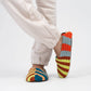 Patchwork Stripe Slippers