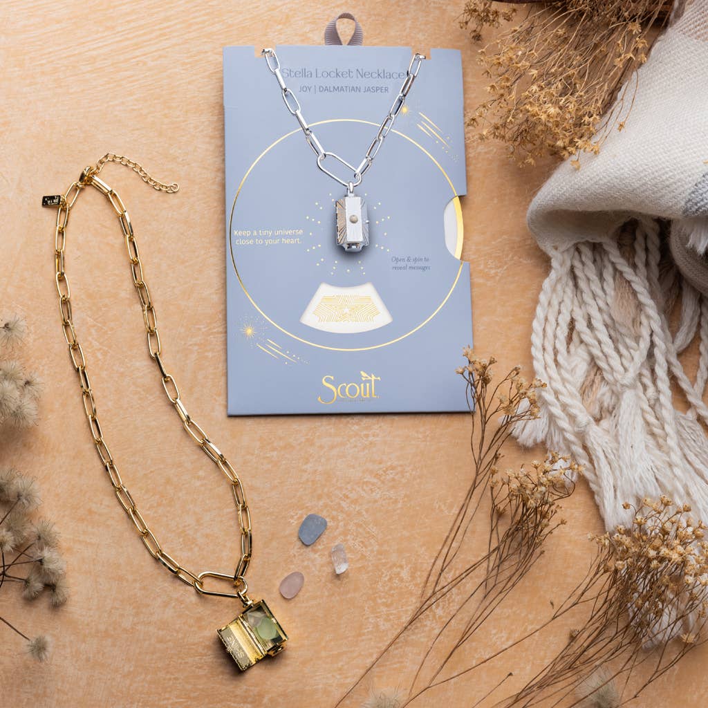 African Turquoise Locket Necklace