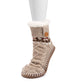 Cable Knit Slipper Socks