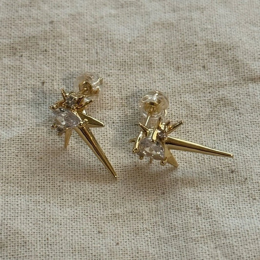 Armored Spiked Stud Earrings By Tramps + Thieves