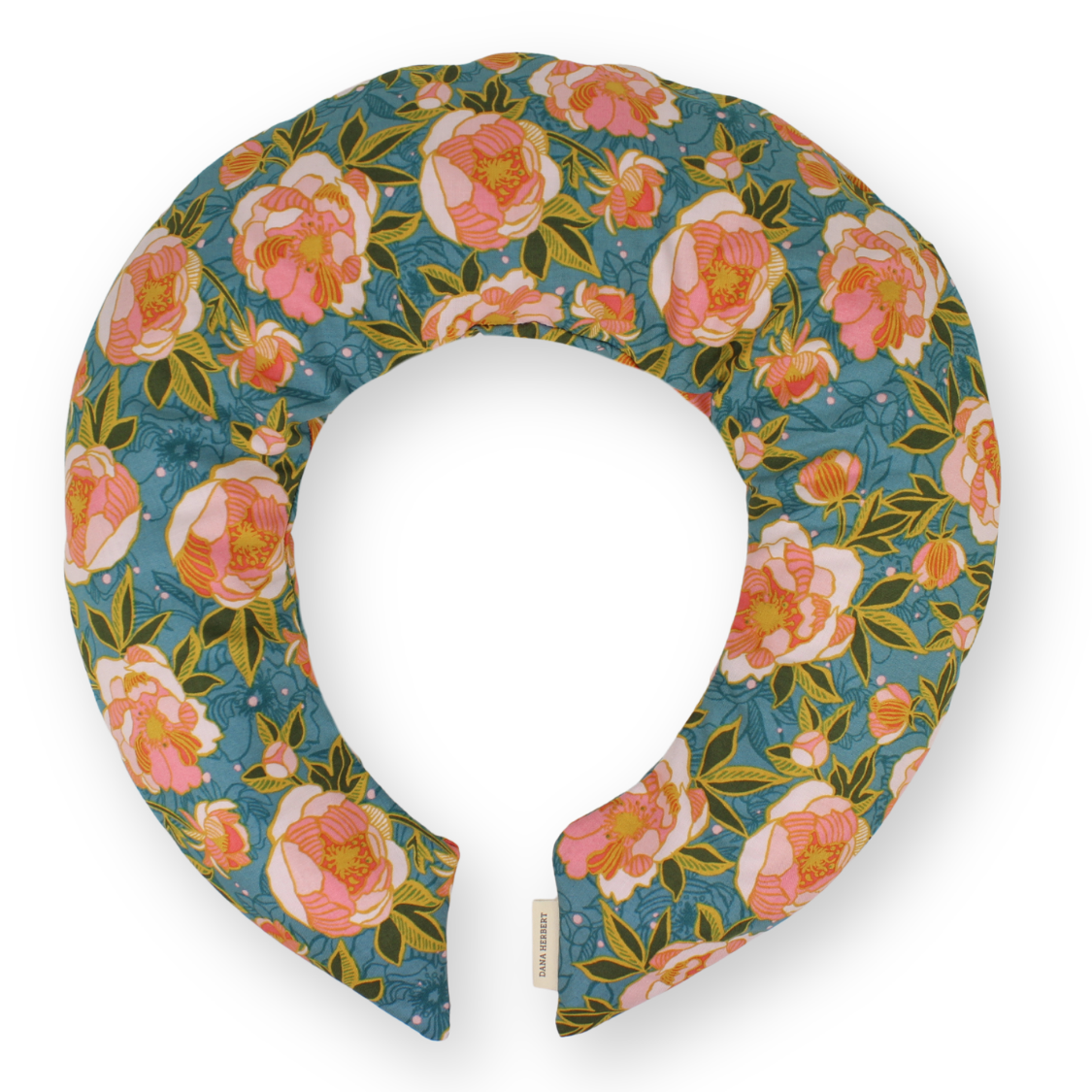 Lavender Neck Wrap, Cream Floral