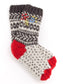 Sadie Women's Wool Socks – Floral Knit Design: Blue