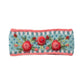 Aubrey Headband - Hand Knit Wool Floral Embroidery: Petal