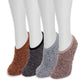 Ballerina Slipper Footies, 4 Pack