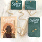 Moon and Star Stud Earrings