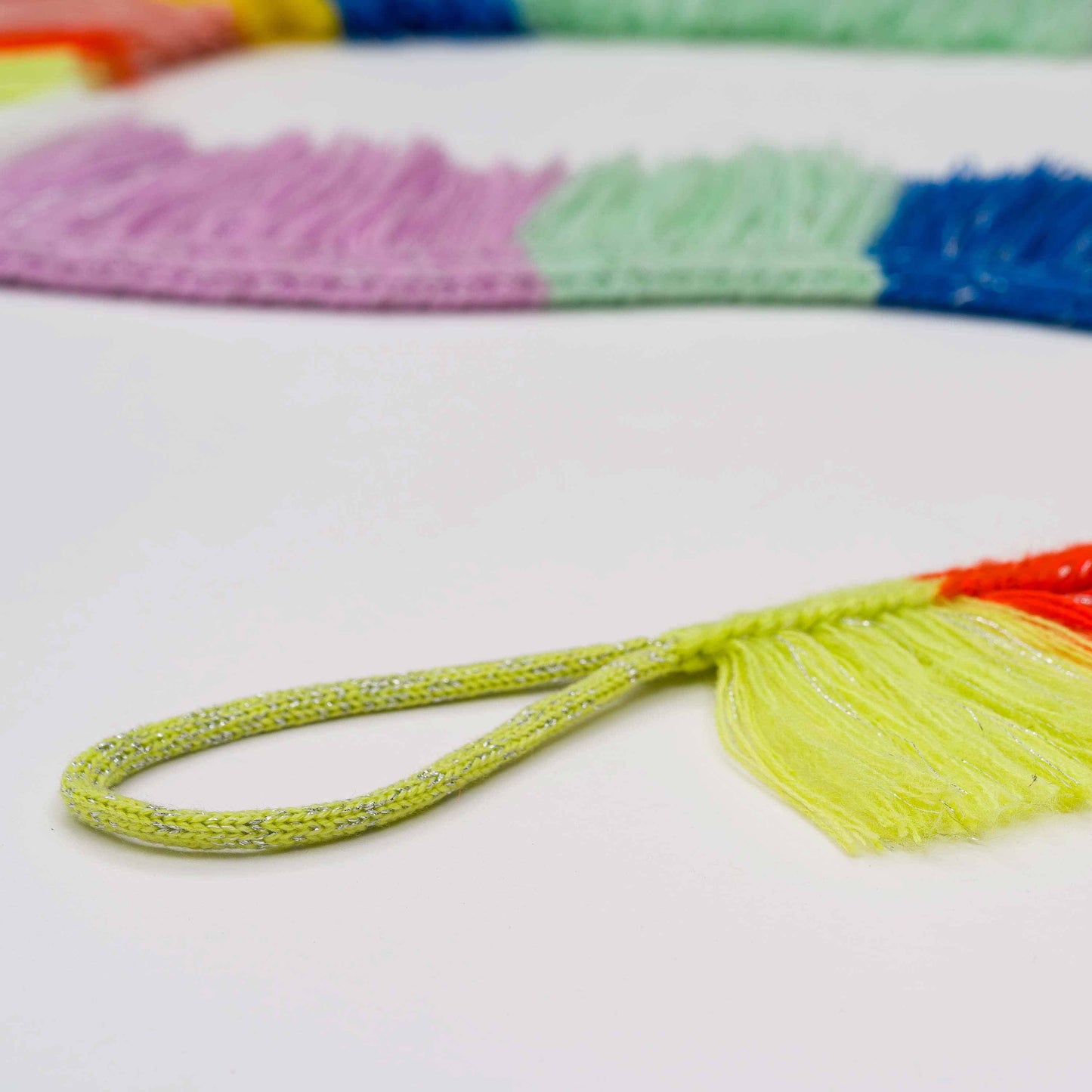 Rainbow Fringe Garland