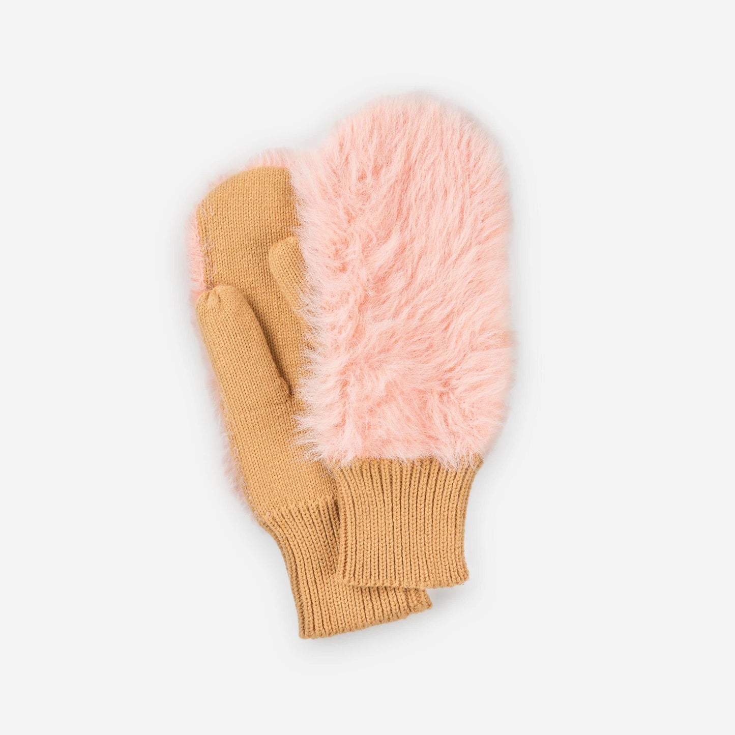 Faux Fur Mittens