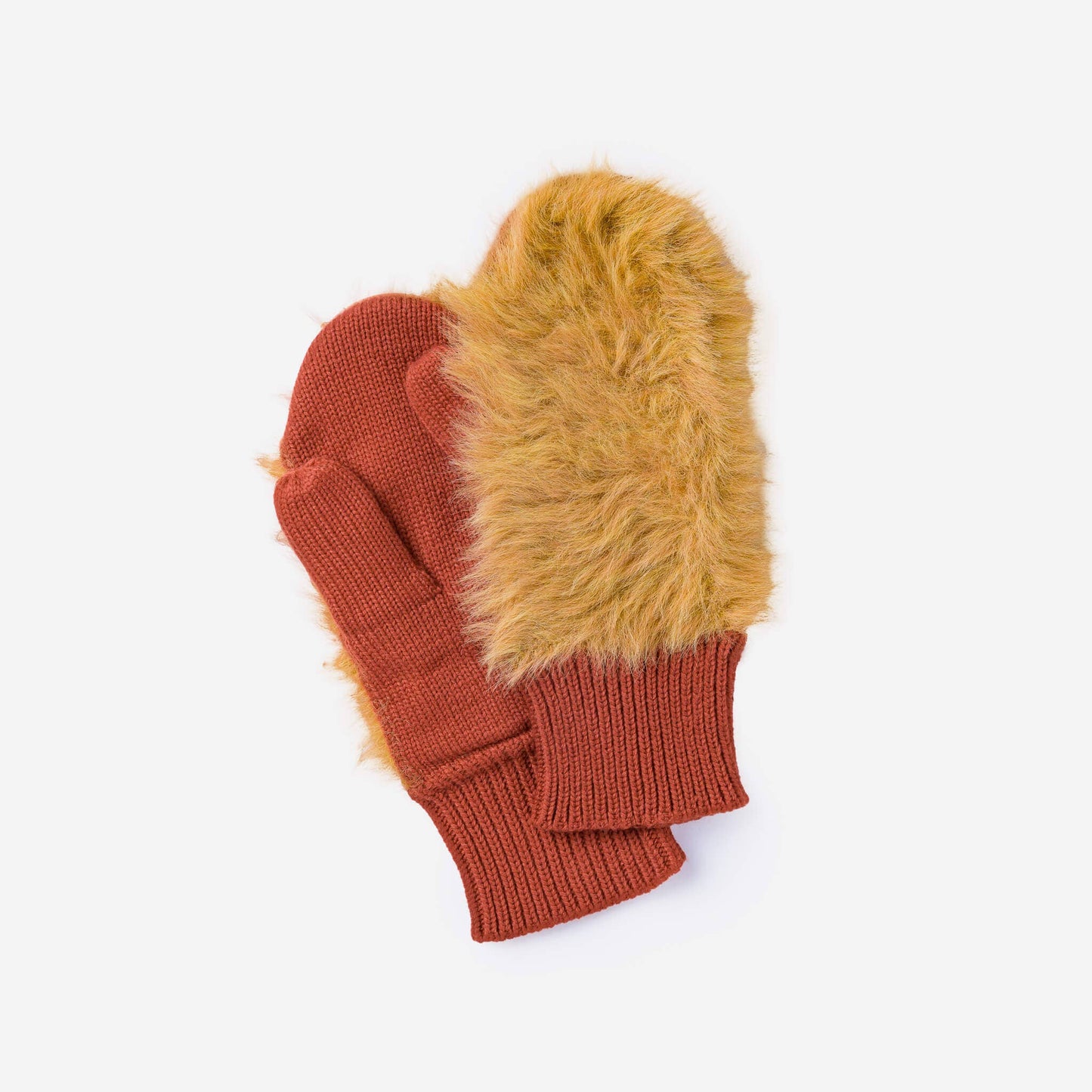 Faux Fur Mittens