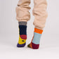 Mismatched Rainbow House Socks
