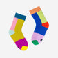 Mismatched Rainbow House Socks