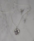 Solid Silver Fern Necklace