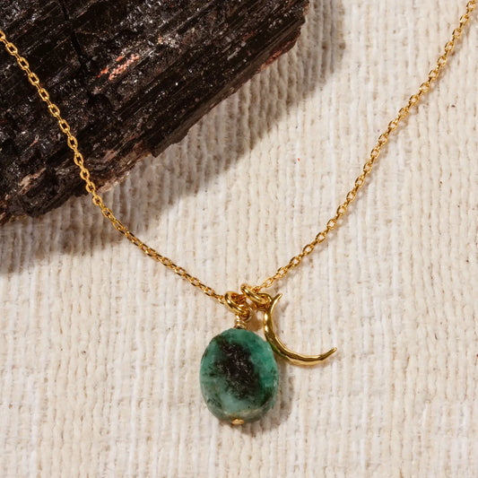 Emerald Celestial Being Necklace