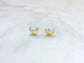 Moon and Star Stud Earrings