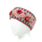 Aubrey Headband - Hand Knit Wool Floral Embroidery: Petal