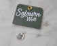 Solid Silver Fern Necklace