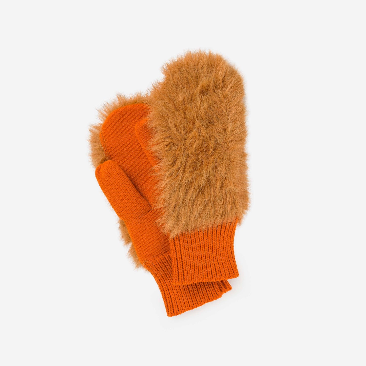 Faux Fur Mittens