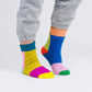 Mismatched Rainbow House Socks
