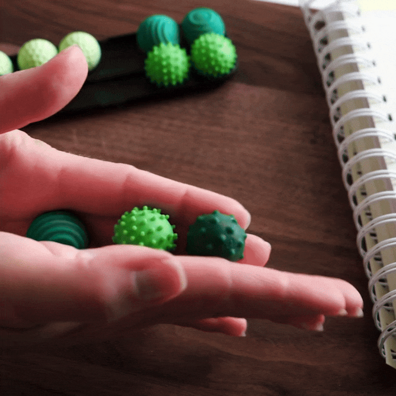 Sensory Fidget Balls, Emerald