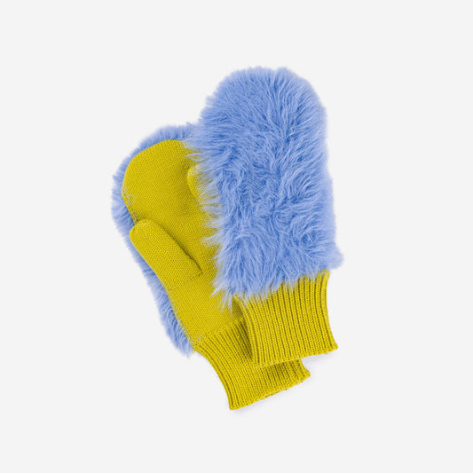 Faux Fur Mittens