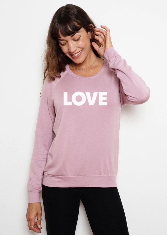 LOVE Long Sleeve Raglan by Be Love