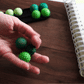 Sensory Fidget Balls, Emerald