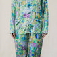 Emerald & Marigold Silky Pajama Set