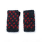 Anaya Handwarmers – Wool Knit with Floral Embroidery: Mint