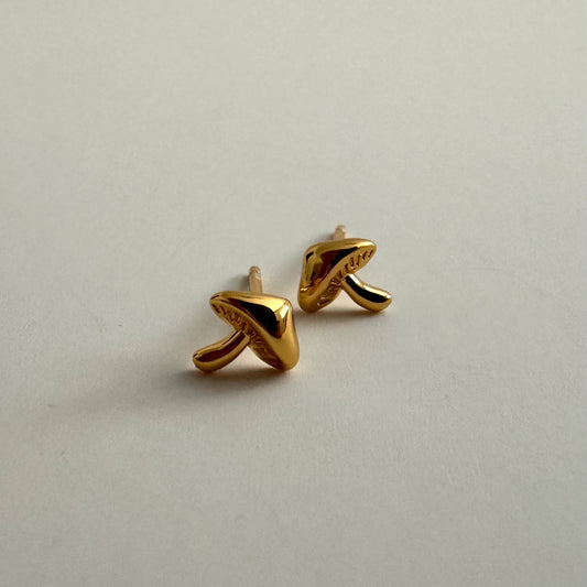 Mushroom Mini Stud Earrings