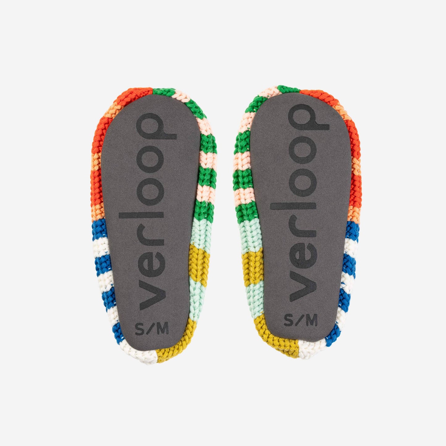 Patchwork Stripe Slippers