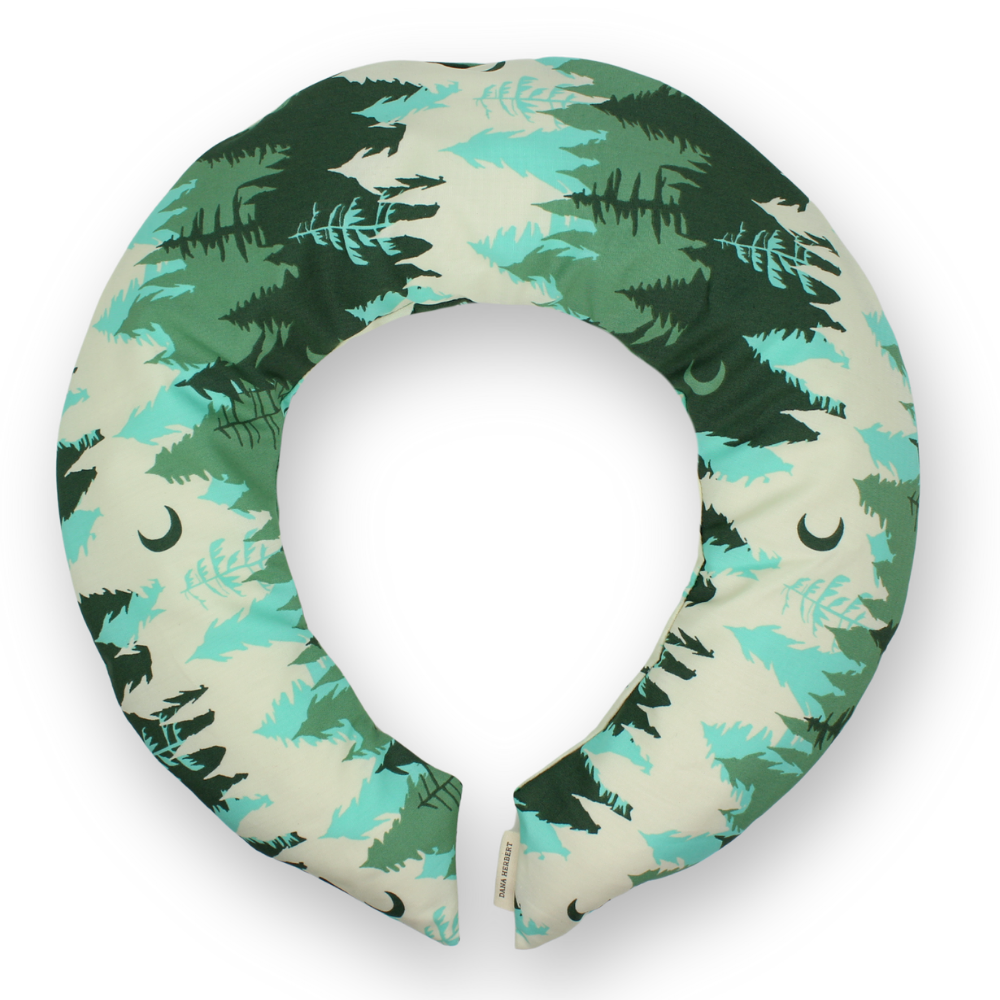 Lavender Neck Wrap, Cream Floral