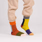 Mismatched Rainbow House Socks