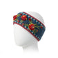 Aubrey Headband - Hand Knit Wool Floral Embroidery: Petal