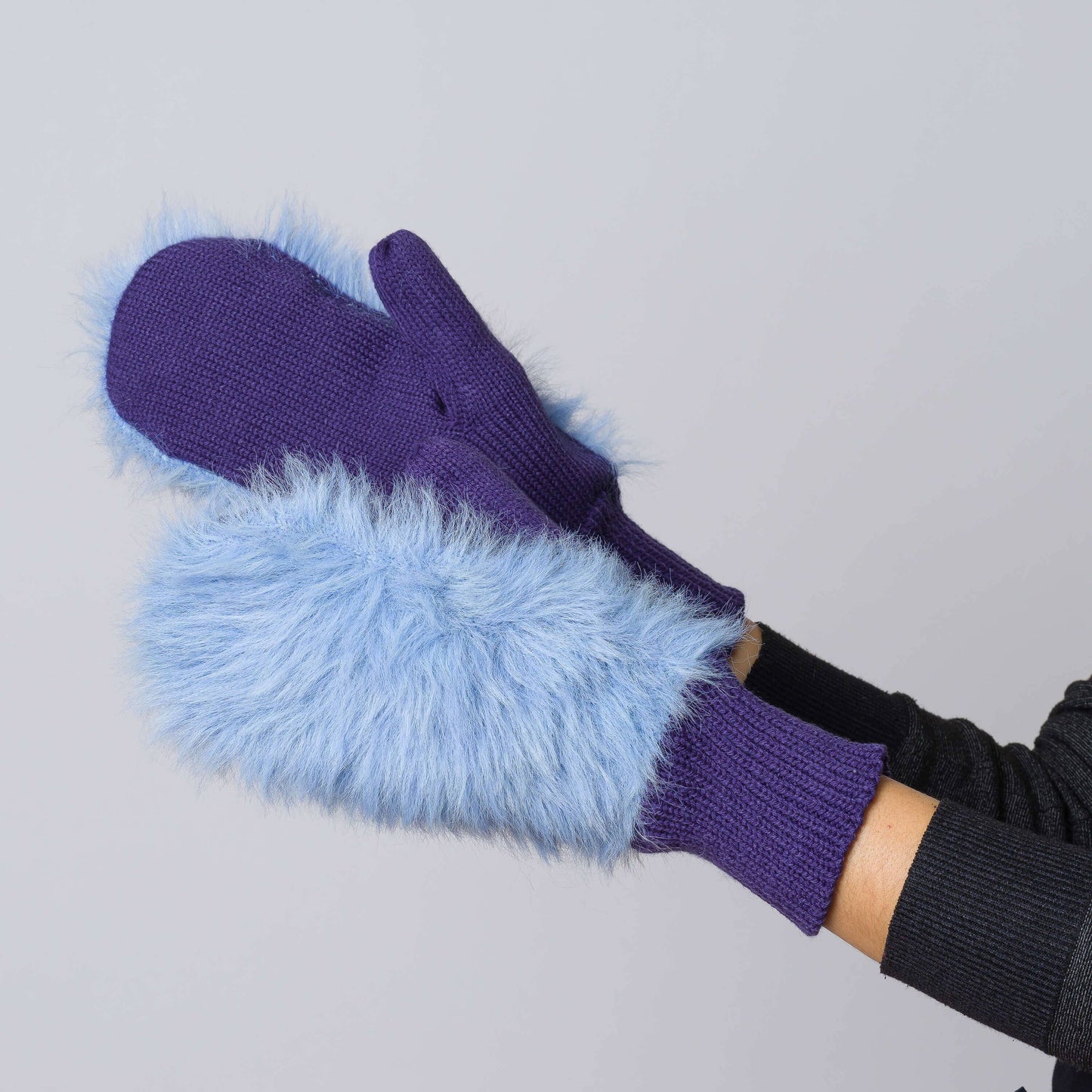 Faux Fur Mittens