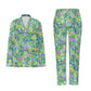 Emerald & Marigold Silky Pajama Set