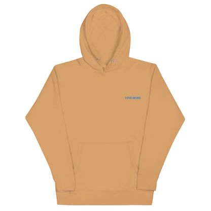 Love More Embroidered Unisex Hoodie